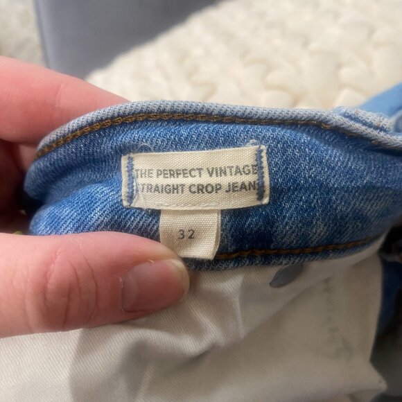 Madewell Perfect Vintage Straight Crop Jean in Montville Wash - Picture 5 of 7
